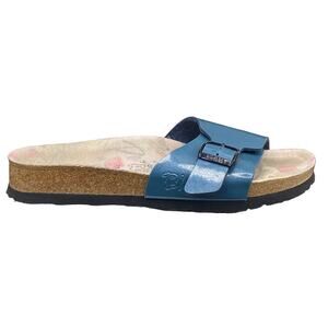 Birkenstock Blue Slide Sandals